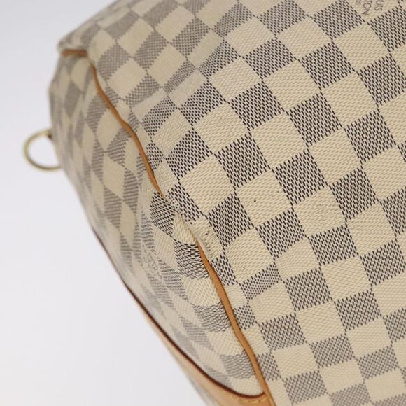 Louis Vuitton Keepall Bandouliere 55 White Canvas Travel Bag (Pre-Owned) - Picture 9 of 16